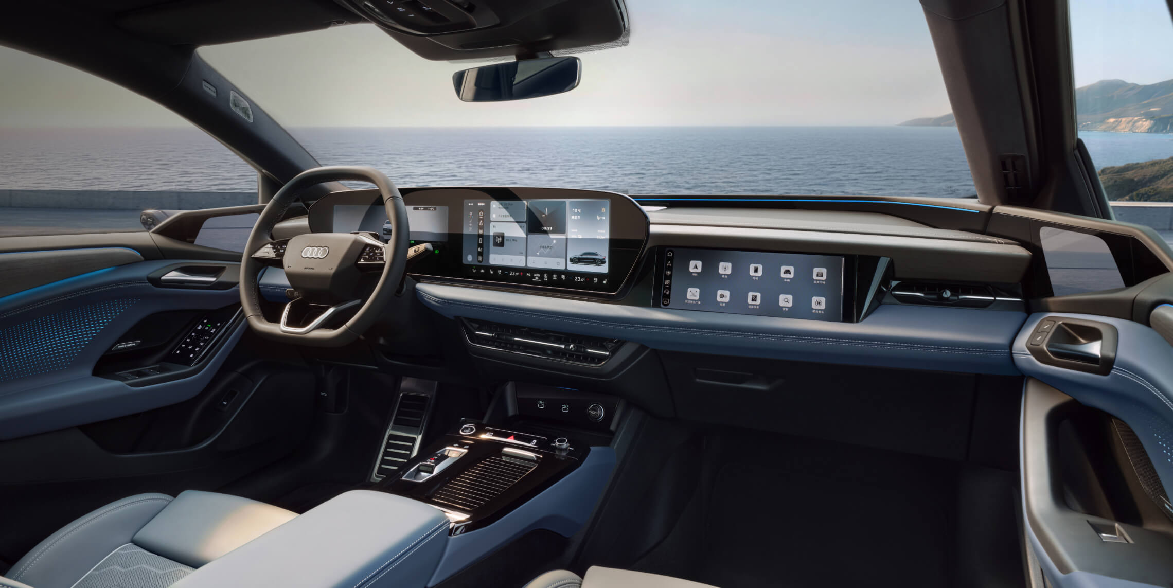 Электрический автомобиль Audi A6L e-tron 360